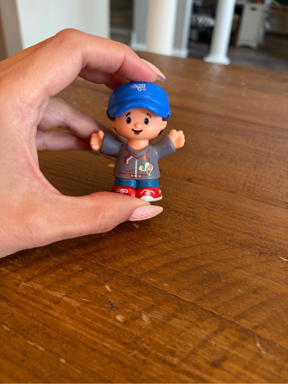 Fisher Price Little supermarket delivery driver as is